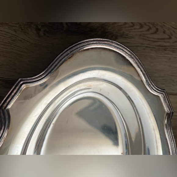 LBS CO English Regency Style Silver Plated Serving Dish Vegetable Bowl - Picture 2 of 8